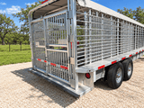 USED 2025 GOOSENECK Gooseneck Livestock 78"x20' ALUMINUM - 0714 - J4 Trailer