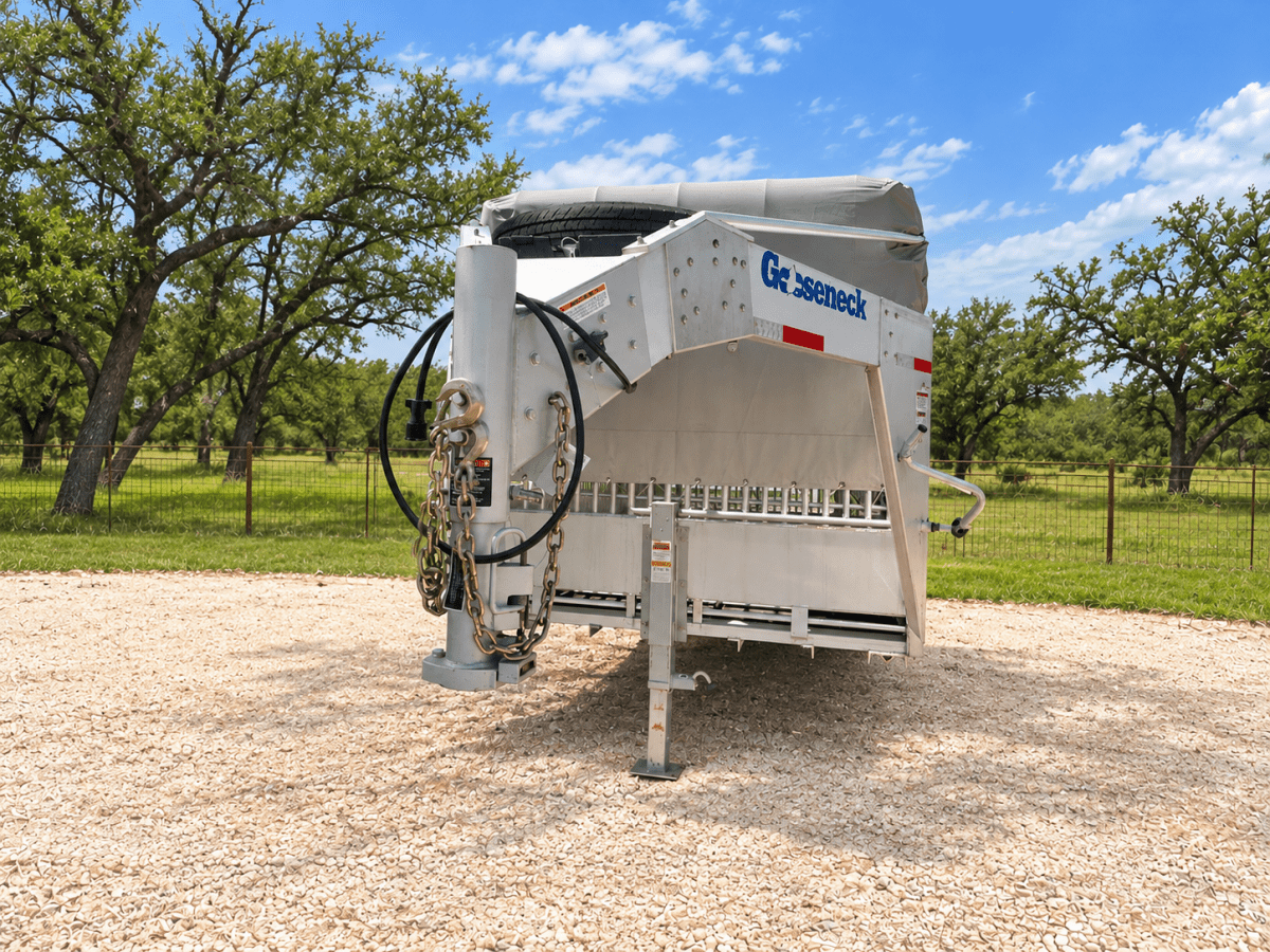 USED 2025 GOOSENECK Gooseneck Livestock 78"x20' ALUMINUM - 0714 - J4 Trailer