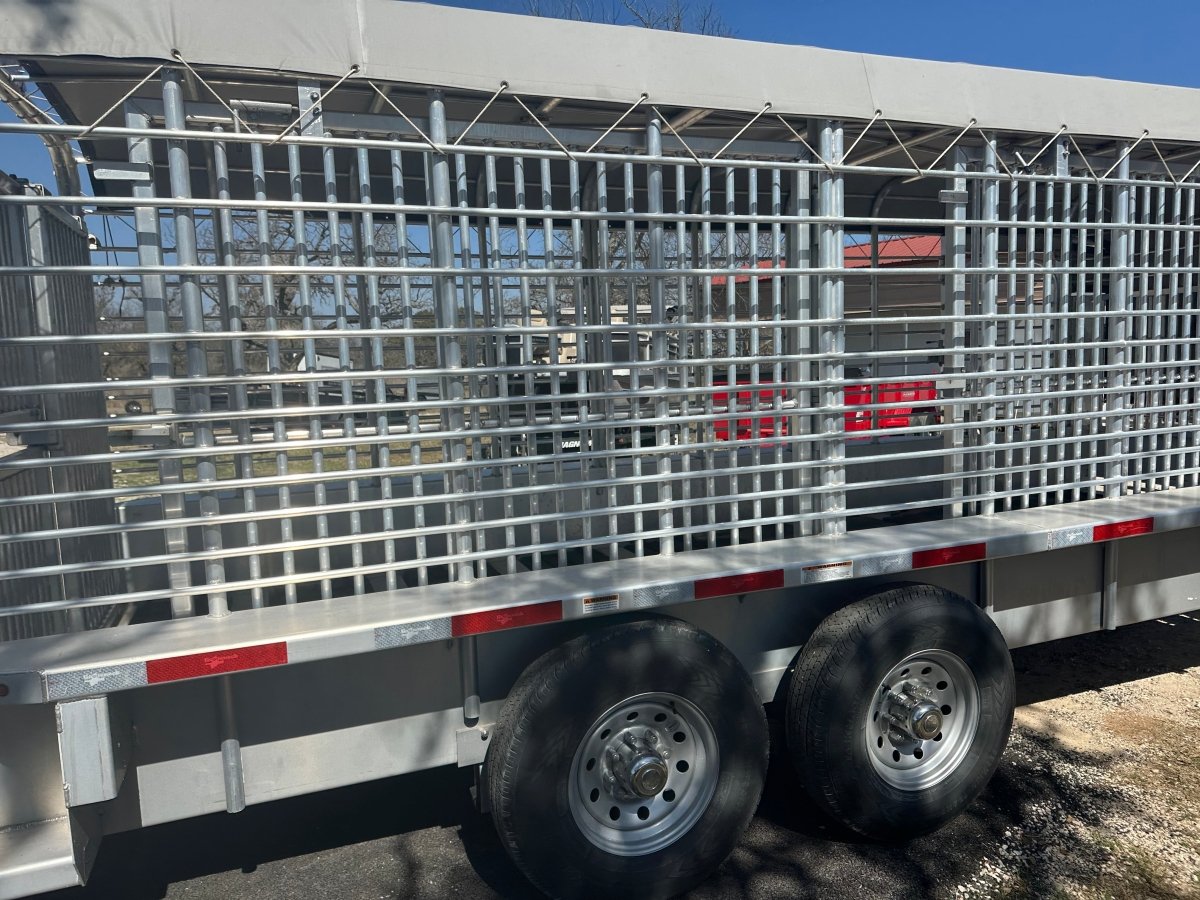 USED 2025 GOOSENECK Gooseneck Livestock 78"x20' ALUMINUM - 0714 - J4 Trailer