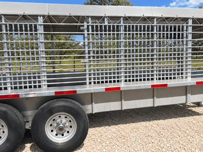 USED 2025 GOOSENECK Gooseneck Livestock 78"x20' ALUMINUM - 0714 - J4 Trailer