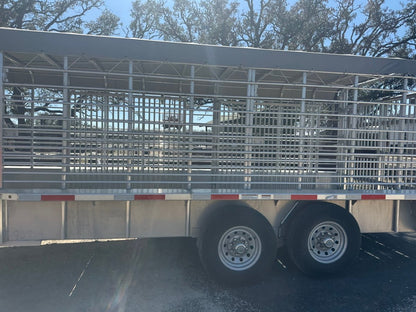 USED 2025 GOOSENECK Gooseneck Livestock 78"x20' ALUMINUM - 0714 - J4 Trailer