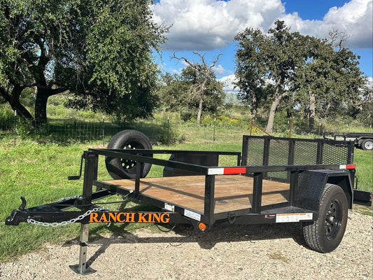 USED 2025 Ranch King 5x9 Single Axle Utility bifold WT95-24FMR- 2512 - J4 Trailer