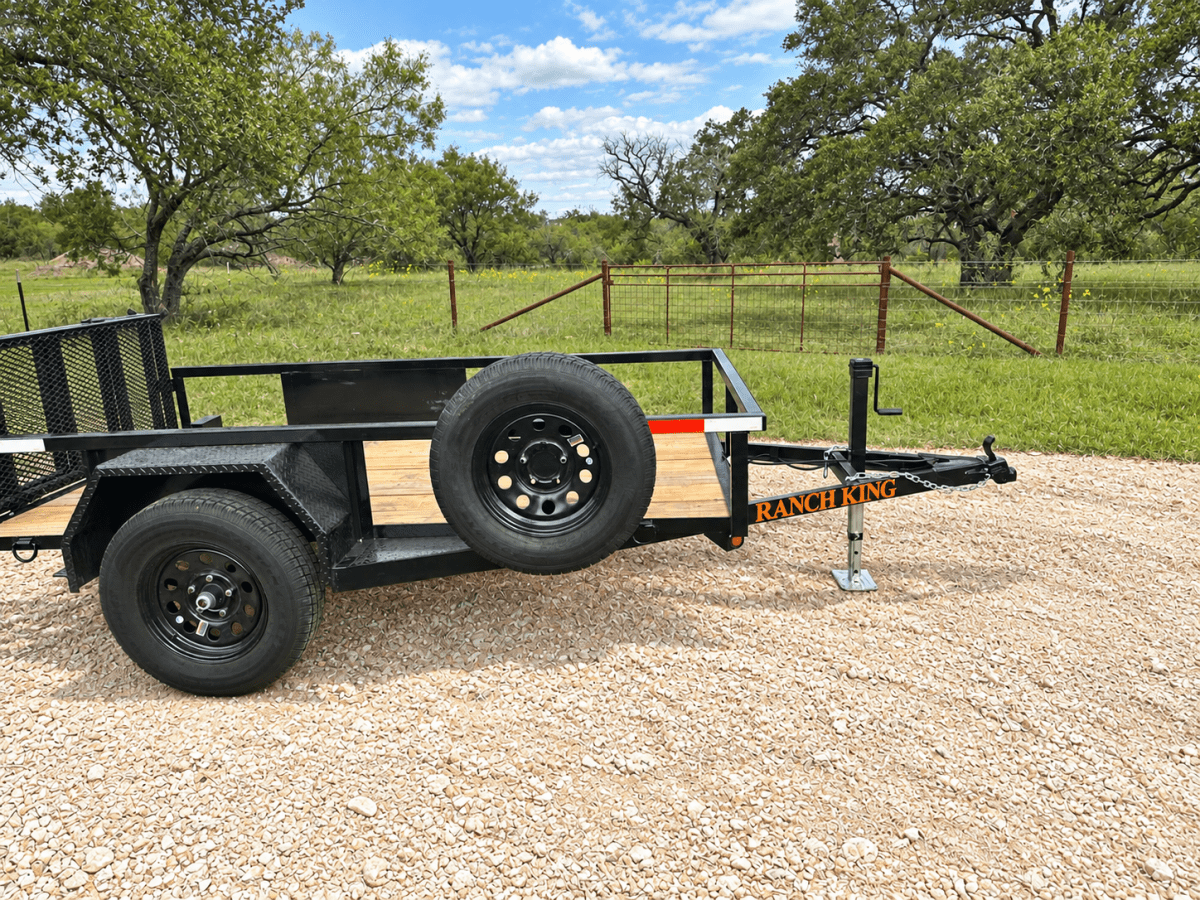 USED 2025 Ranch King 5x9 Single Axle Utility bifold WT95-24FMR- 2512 - J4 Trailer