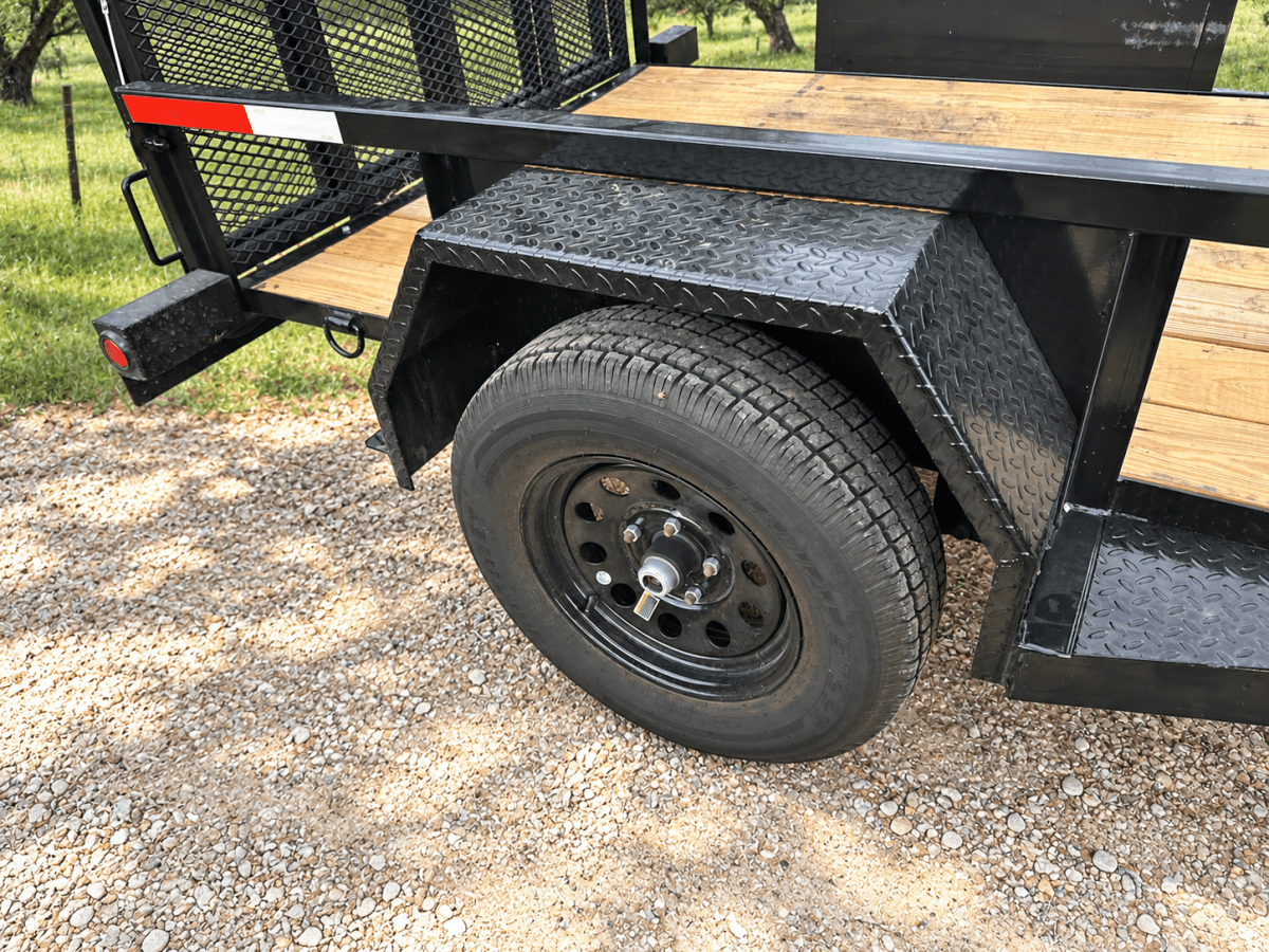 USED 2025 Ranch King 5x9 Single Axle Utility bifold WT95-24FMR- 2512 - J4 Trailer