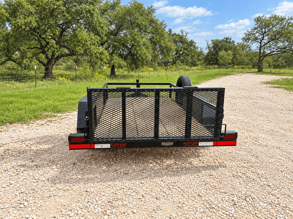 USED 2025 Ranch King 5x9 Single Axle Utility bifold WT95-24FMR- 2512 - J4 Trailer
