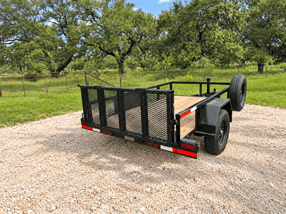 USED 2025 Ranch King 5x9 Single Axle Utility bifold WT95-24FMR- 2512 - J4 Trailer