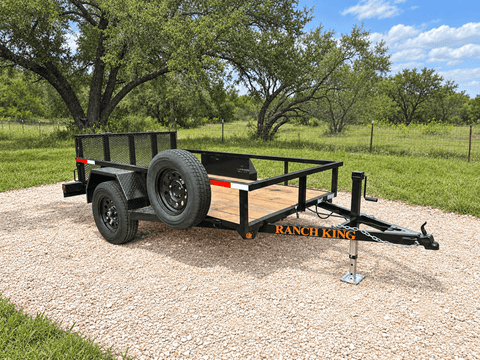 USED 2025 Ranch King 5x9 Single Axle Utility bifold WT95-24FMR- 2512 - J4 Trailer