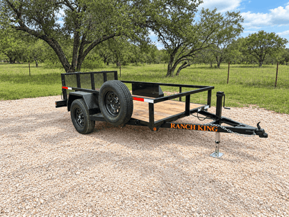 USED 2025 Ranch King 5x9 Single Axle Utility bifold WT95-24FMR- 2512 - J4 Trailer
