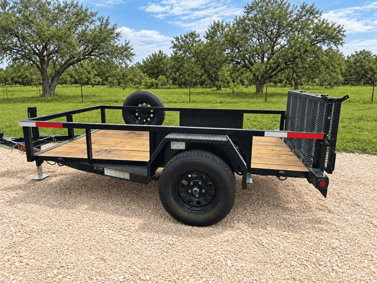 USED 2025 Ranch King 5x9 Single Axle Utility bifold WT95-24FMR- 2512 - J4 Trailer