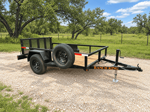 USED 2025 Ranch King 5x9 Single Axle Utility bifold WT95-24FMR- 2512 - J4 Trailer