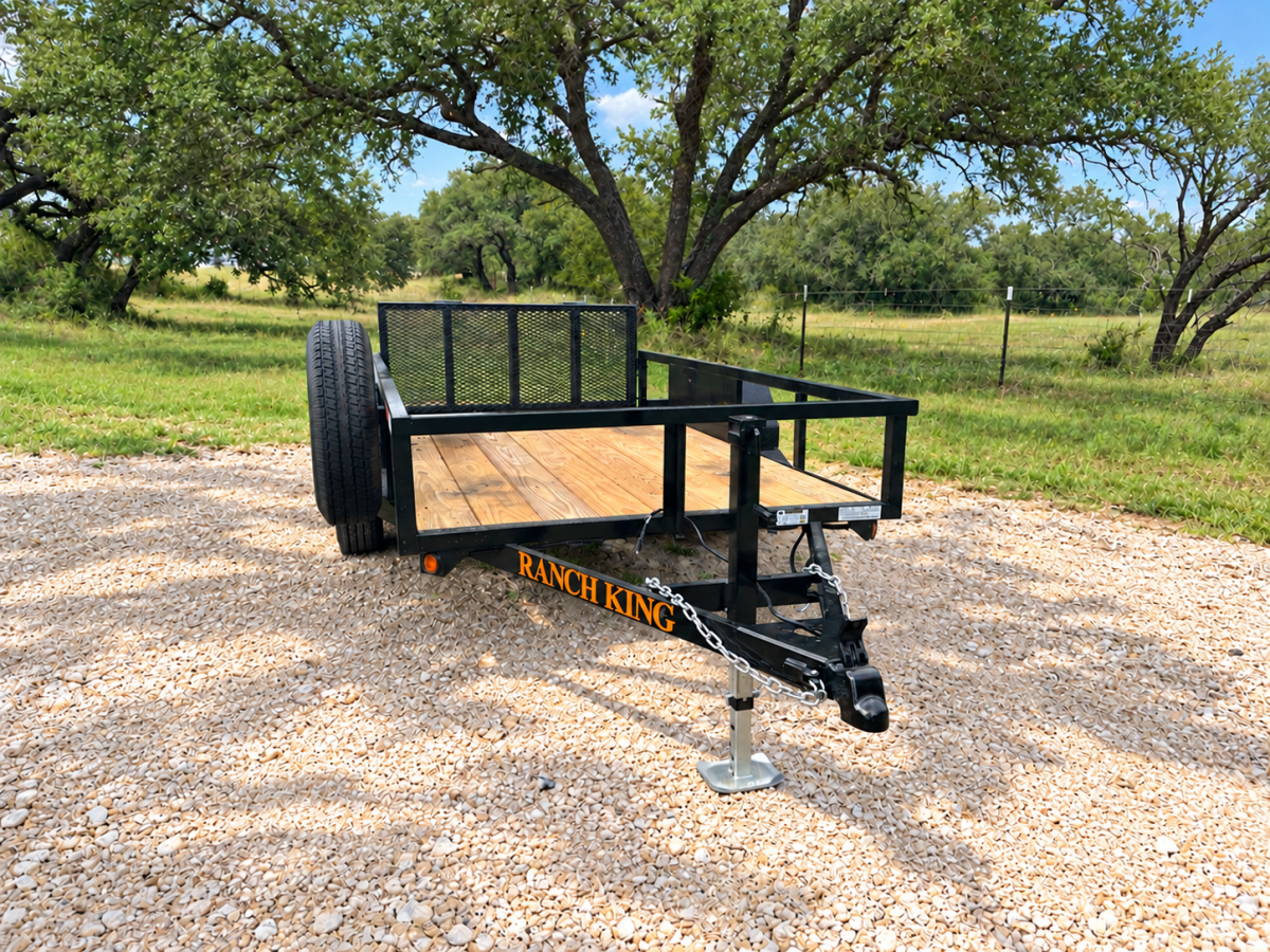 USED 2025 Ranch King 5x9 Single Axle Utility bifold WT95-24FMR- 2512 - J4 Trailer