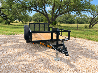 USED 2025 Ranch King 5x9 Single Axle Utility bifold WT95-24FMR- 2512 - J4 Trailer