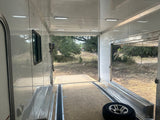 USED Alcom Nitro 8.5x20 Cargo Carhauler Tandem BLACK - 5618 - J4 Trailer