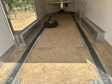 USED Alcom Nitro 8.5x20 Cargo Carhauler Tandem BLACK - 5618 - J4 Trailer