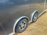 USED Alcom Nitro 8.5x20 Cargo Carhauler Tandem BLACK - 5618 - J4 Trailer