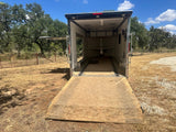USED Alcom Nitro 8.5x20 Cargo Carhauler Tandem BLACK - 5618 - J4 Trailer