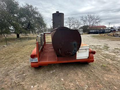 USED BBQ Pit Tandem Trailer - J4 Trailer