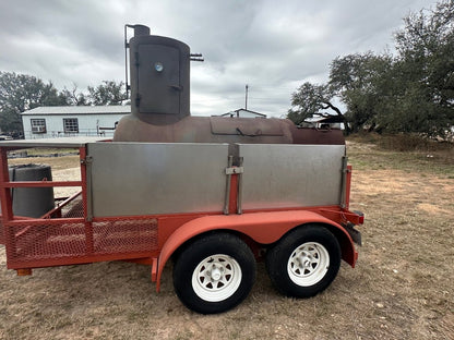 USED BBQ Pit Tandem Trailer - J4 Trailer
