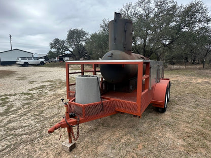 USED BBQ Pit Tandem Trailer - J4 Trailer