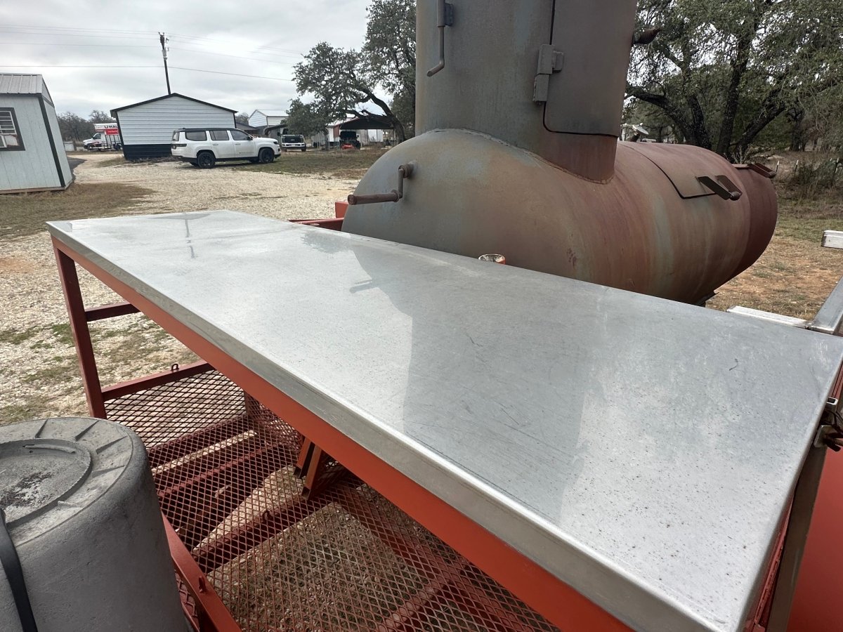 USED BBQ Pit Tandem Trailer - J4 Trailer