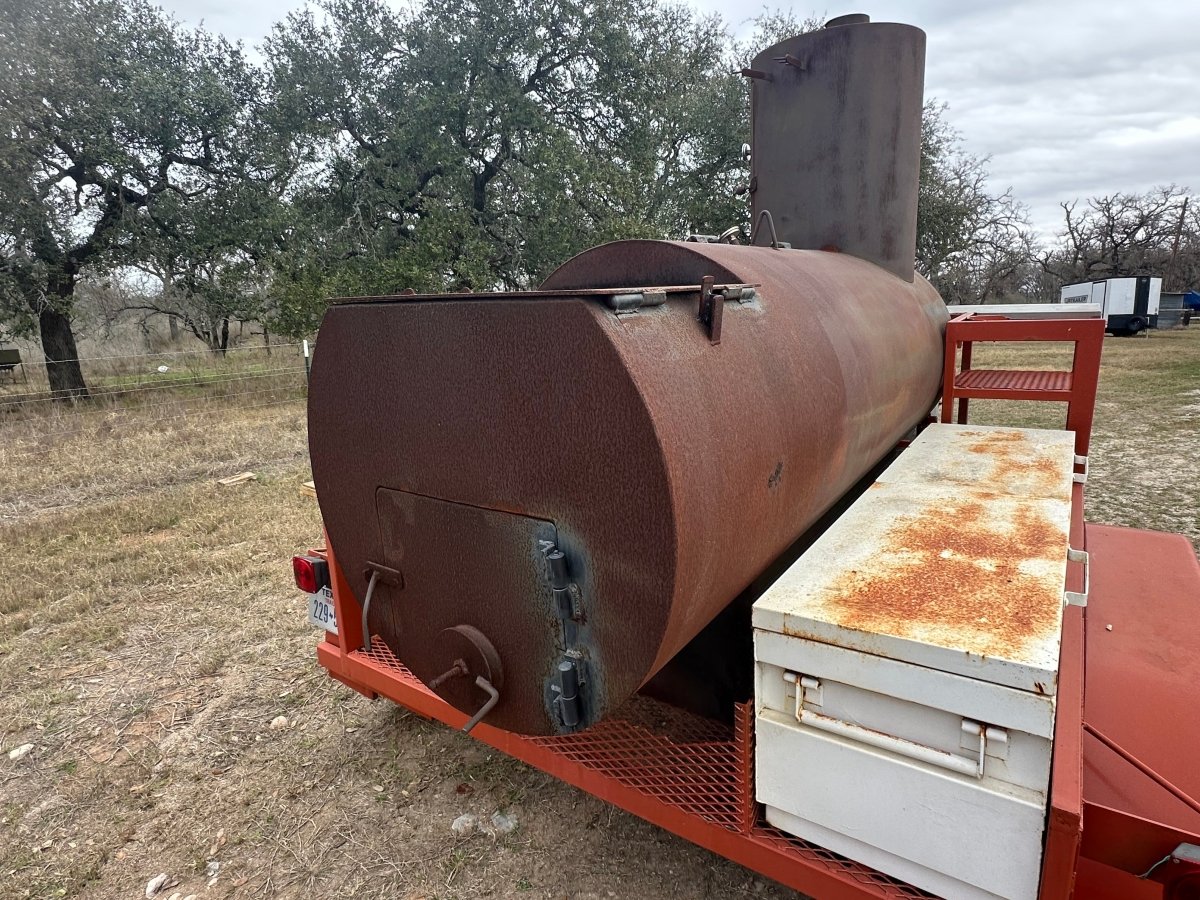 USED BBQ Pit Tandem Trailer - J4 Trailer