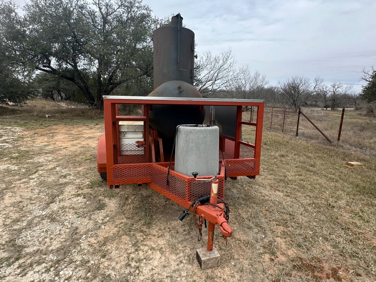 USED BBQ Pit Tandem Trailer - J4 Trailer