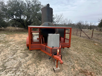 USED BBQ Pit Tandem Trailer - J4 Trailer