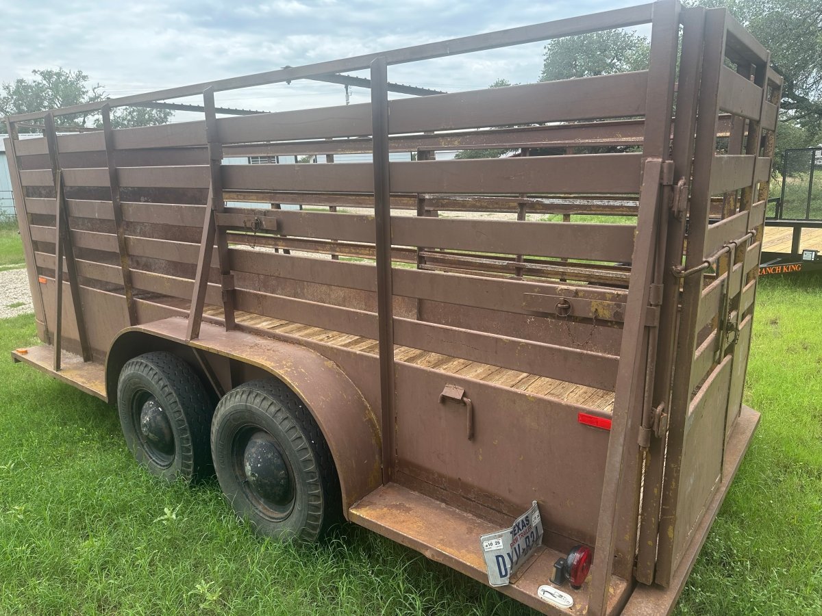 USED - Felps 1976 Livestock - 5x16 - 21248 - J4 Trailer