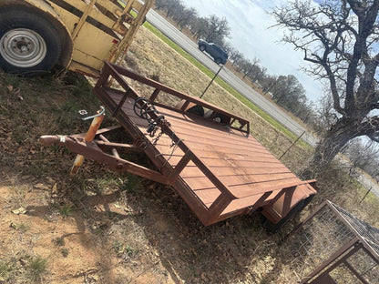 USED Homemade 16 ft Tilt w metal floors HMMD - J4 Trailer