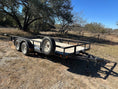 Load image into Gallery viewer, USED LoadTrail 82"x16' Utility 7k with spare - 8401 - J4 Trailer
