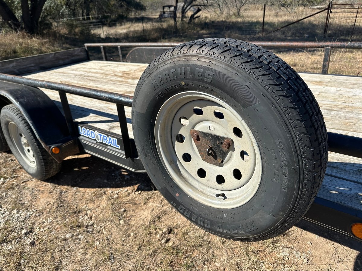 USED LoadTrail 82"x16' Utility 7k with spare - 8401 - J4 Trailer