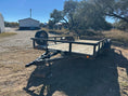 Load image into Gallery viewer, USED LoadTrail 82"x16' Utility 7k with spare - 8401 - J4 Trailer

