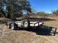 Load image into Gallery viewer, USED LoadTrail 82"x16' Utility 7k with spare - 8401 - J4 Trailer

