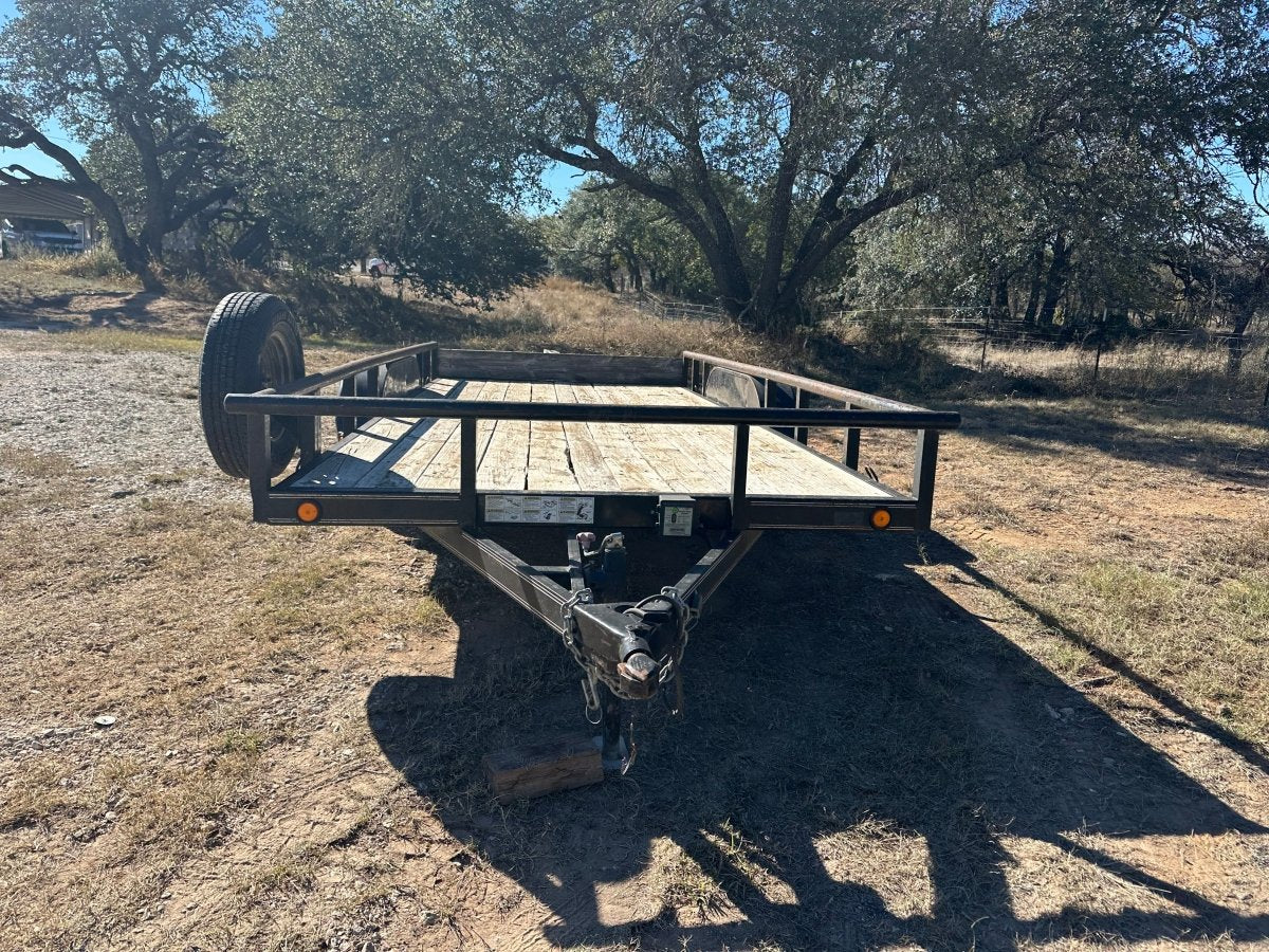 USED LoadTrail 82"x16' Utility 7k with spare - 8401 - J4 Trailer