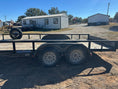 Load image into Gallery viewer, USED LoadTrail 82"x16' Utility 7k with spare - 8401 - J4 Trailer

