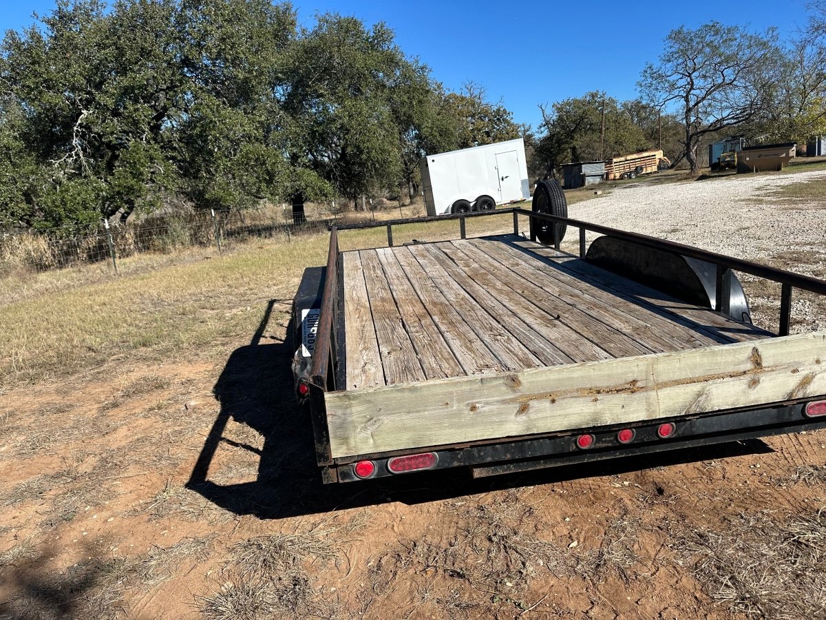 USED LoadTrail 82"x16' Utility 7k with spare - 8401 - J4 Trailer
