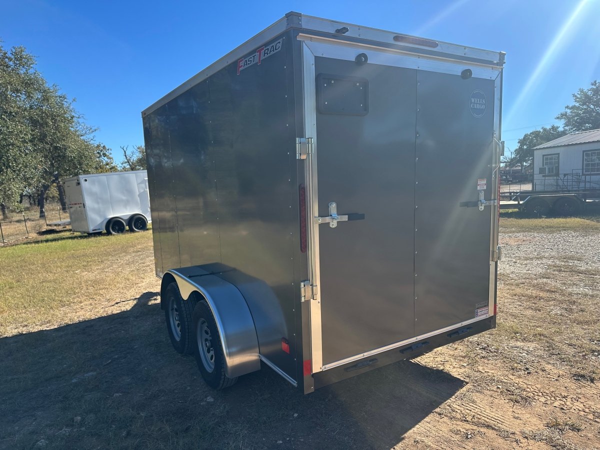 Wells Cargo 6'x12' Tandem Cargo - FT612T2 - D - GRAY 0076 - J4 Trailer