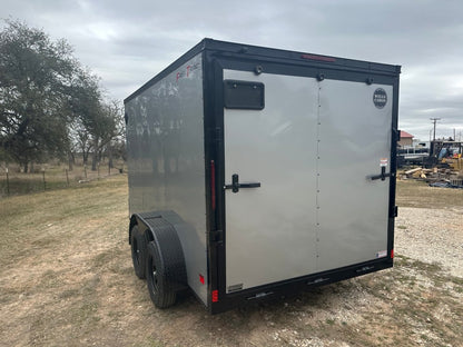 Wells Cargo 7'x12' Tandem Cargo - FT612T2 - D - SILVER PHANTOM 1561 - J4 Trailer