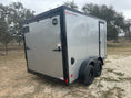 Load image into Gallery viewer, Wells Cargo 7'x12' Tandem Cargo - FT612T2 - D - SILVER PHANTOM 1561 - J4 Trailer
