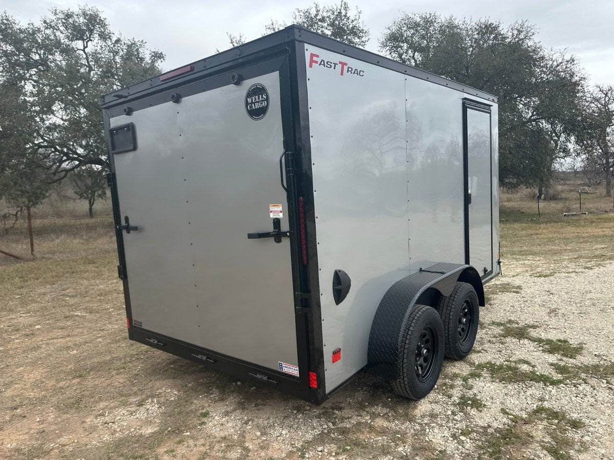 Wells Cargo 7'x12' Tandem Cargo - FT612T2 - D - SILVER PHANTOM 1561 - J4 Trailer