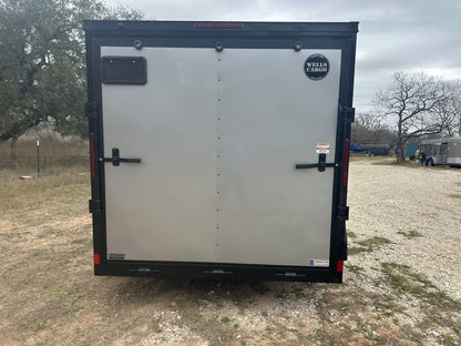 Wells Cargo 7'x12' Tandem Cargo - FT612T2 - D - SILVER PHANTOM 1561 - J4 Trailer
