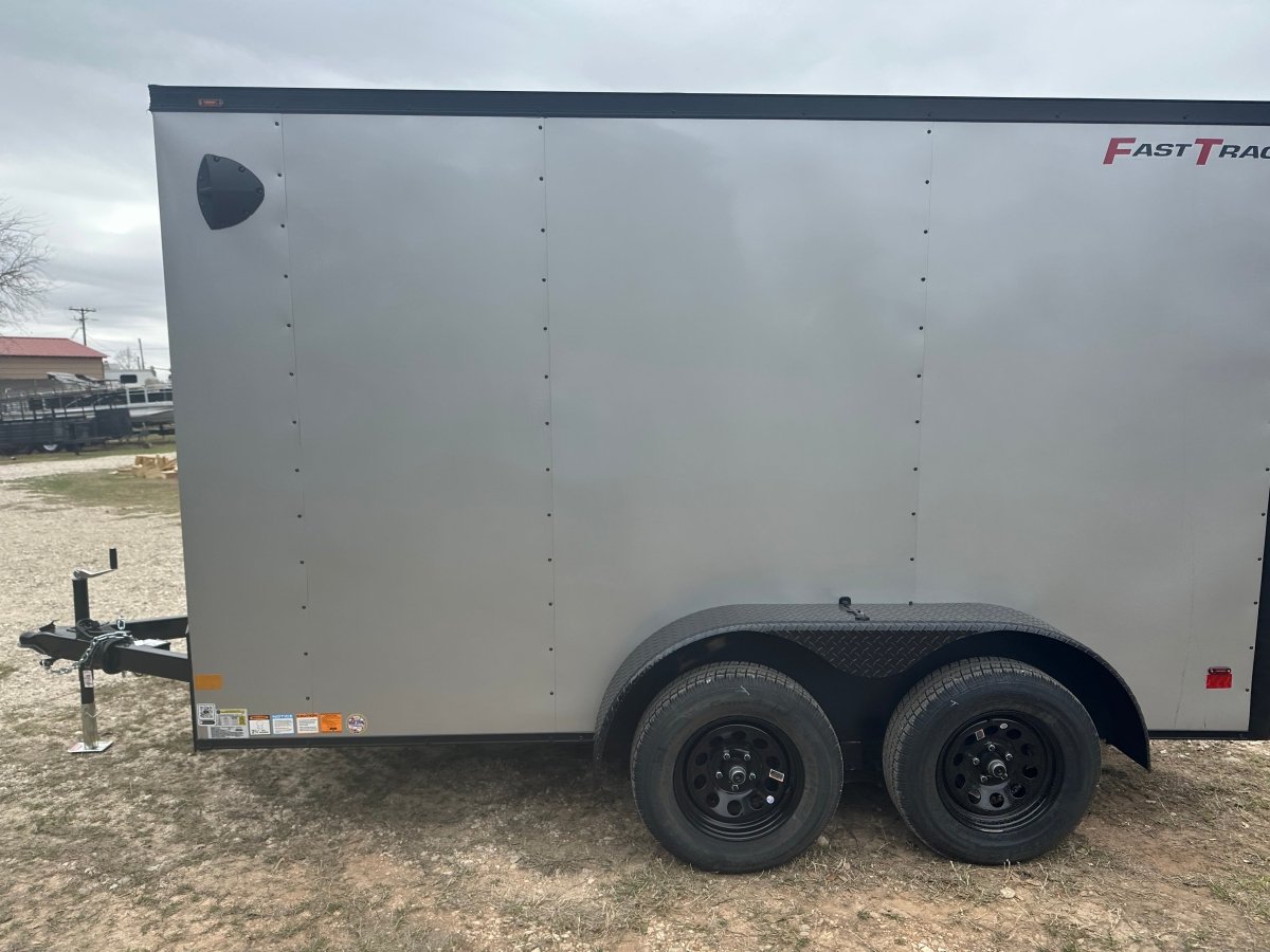 Wells Cargo 7'x12' Tandem Cargo - FT612T2 - D - SILVER PHANTOM 1561 - J4 Trailer