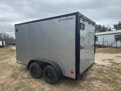 Wells Cargo 7'x12' Tandem Cargo - FT612T2 - D - SILVER PHANTOM 1561 - J4 Trailer