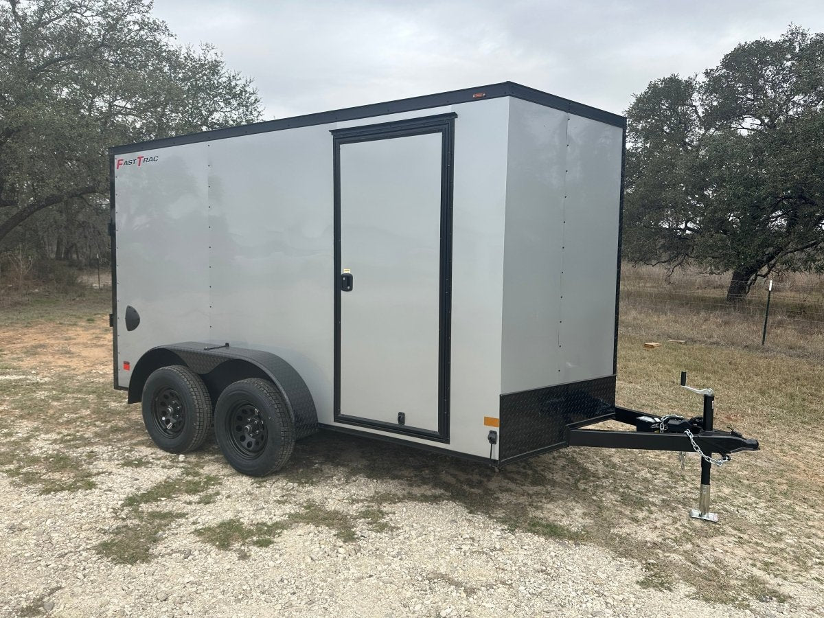 Wells Cargo 7'x12' Tandem Cargo - FT612T2 - D - SILVER PHANTOM 1561 - J4 Trailer