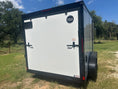 Load image into Gallery viewer, Wells Cargo 7'x12"x6'6" -7K Fast Trac FT712T2-D - WHITE/PHANTOM - Cargo Trailer 8166 - J4 Trailer
