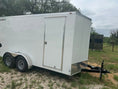 Load image into Gallery viewer, Wells Cargo 7'x14' FT Tandem Cargo - WHITE - 4090 - J4 Trailer
