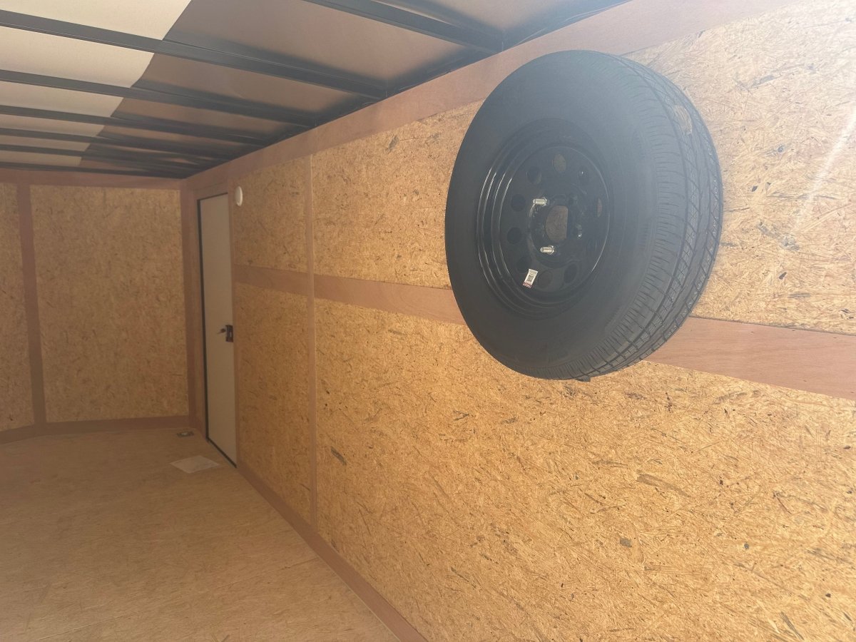 Wells Cargo 7'x16" - FT716T2 - D - SILVER/PHANTOM - Enclosed Cargo Trailer 0808 - J4 Trailer