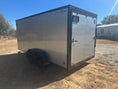 Load image into Gallery viewer, Wells Cargo 7'x16" - FT716T2 - D - SILVER/PHANTOM - Enclosed Cargo Trailer 0808 - J4 Trailer
