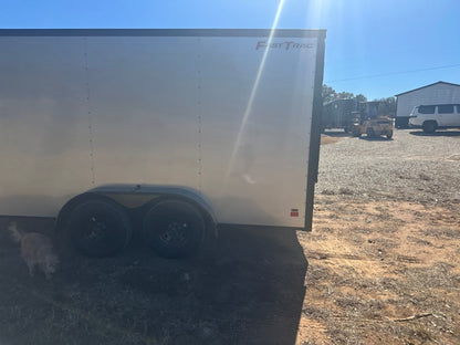 Wells Cargo 7'x16" - FT716T2 - D - SILVER/PHANTOM - Enclosed Cargo Trailer 0808 - J4 Trailer