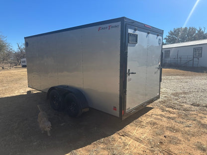 Wells Cargo 7'x16" - FT716T2 - D - SILVER/PHANTOM - Enclosed Cargo Trailer 0808 - J4 Trailer